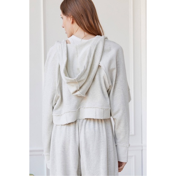 🛎️ 5/$20 NWT Urban Outfitters Koa Open-Front Hoodie Sweatshirt - Picture 15 of 16